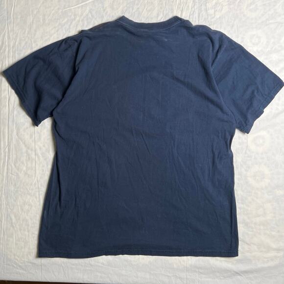 Vintage Hard Rock 100% Cotton Navy Amsterdam T-shirt Size XL - Picture 2 of 8